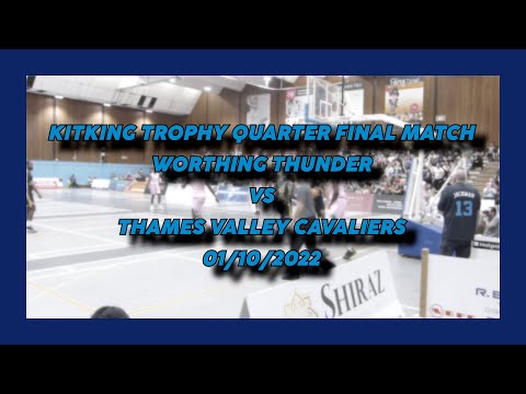 Worthing Thunder vs Thames Valley Cavaliers - 01/10/2022 - KitKing Trophy Quarter Final Match