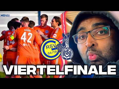 CUP CRIME UNTIL OVERTIME 🦓🤍💙 Ratingen 04/19 vs. MSV Duisburg - Stadium vlog 🔥✅ | VLOG 51