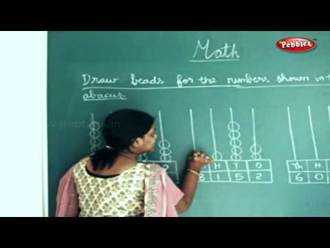 STD 4TH MATHS | Draw beads for the numbers shown in the following Abacus | Knowing Numbers