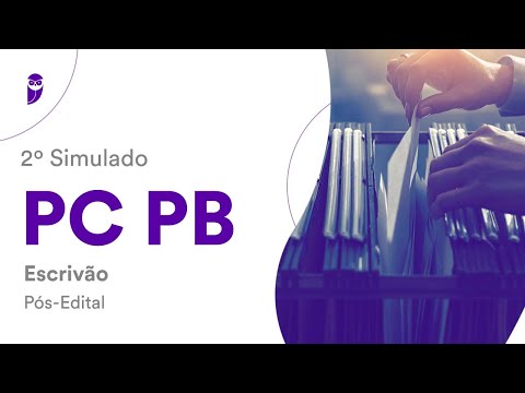 2º Simulado PC PB Pós-Edital - Escrivão
