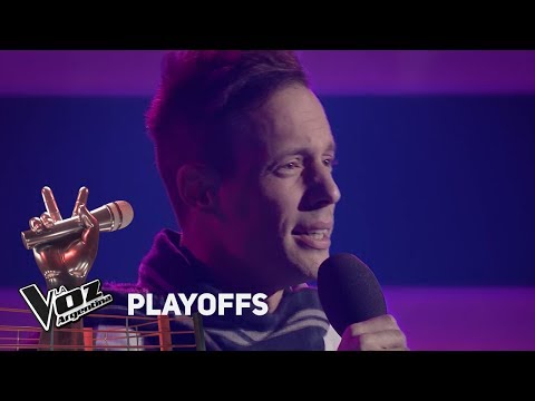 Playoffs #TeamMontaner - Lucas canta "A puro dolor" de Son by four - La Voz Argentina 2018