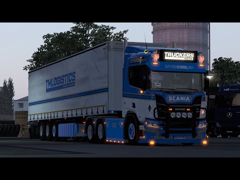 🔴 ETS2 1.46 Scania R520 V8 (Next Gen)  Super Ultra Realistic Gameplay 2k DLDSR + NPI