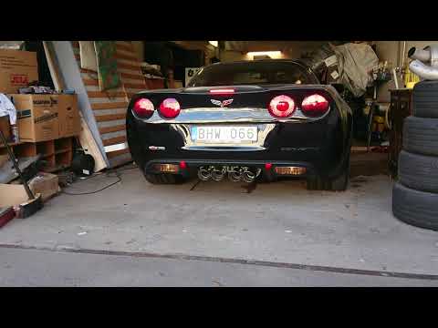 Corvette C6 Z06 stock exhaust Mild2wild vs. Hooker Blackheart