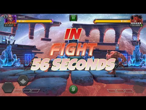 7* RANK 2 OKOYE " BALD HEADED DEMON" DESTROYS LABYRINTH RED HULK IN 56 SECONDS SILENTLY 🤫|MCOC|2025|
