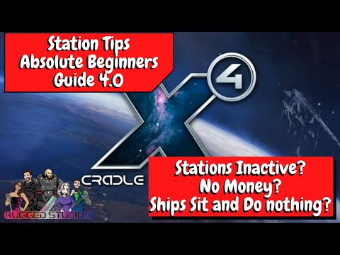 X4 Foundations v4.1 | Episode 14 - Inactive Stations / Trades / Mining - Absolute Beginners Guide