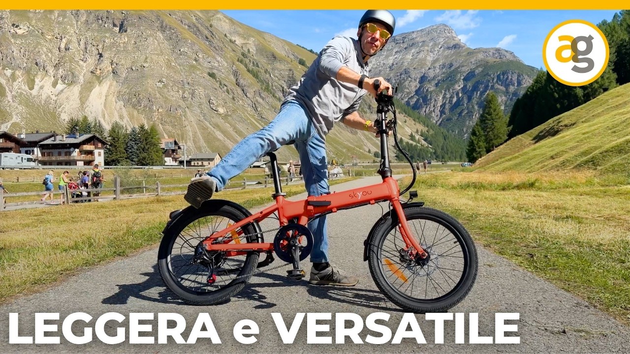 eBike PIEGHEVOLE, LEGGERA e VERSATILE. Test Ride SKYOU PYXIS