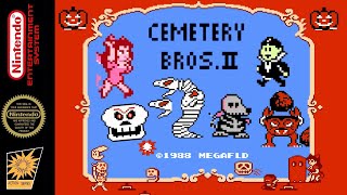 Cemetery Bros. 2 - Hack of Super Mario Bros. 2 [NES]