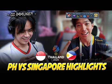 SANFORD 1v4 Singapore! Team PHILIPPINES vs Team SINGAPORE - 33rd SEA Games MLBB