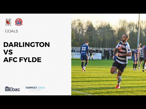 Goals: Darlington v AFC Fylde