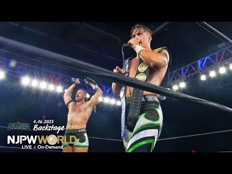 #njcollision 9th match Backstage 4/16/23 (with Subtitles)｜Collision in Philadelphia 第9試合 Backstage