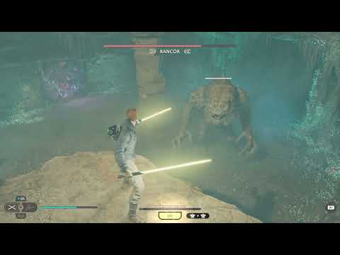 Jedi Survivor Rancor Fight (How to Cheese the Rancor in the Phon'Qi Cavern)