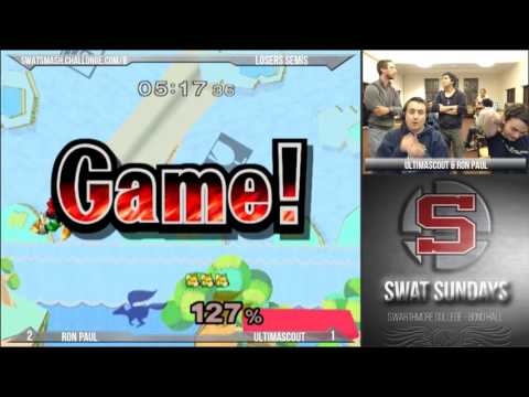 Swat Sundays #8: Ron Paul (Fox) vs Ultimascout (Marth, Fox) - Losers Semis