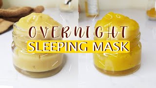 2 Overnight ALOE VERA masks for clear glowing skin - Overnight Face Mask.
