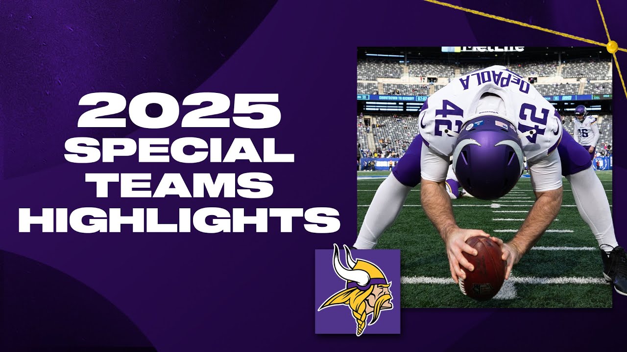 Minnesota Vikings Special Teams Highlights from 2025 NFL Season