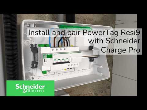 How To Install and Pair PowerTag Resi9 with Schneider Charge Pro