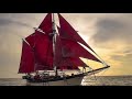 Red Sail in the Sunset