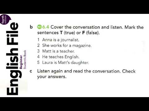 English File beginner 4th edition SB_6.4