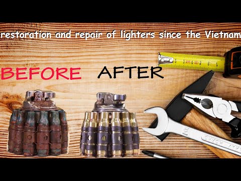 Restoration & repair of lighter (zippo) since the Vietnam war