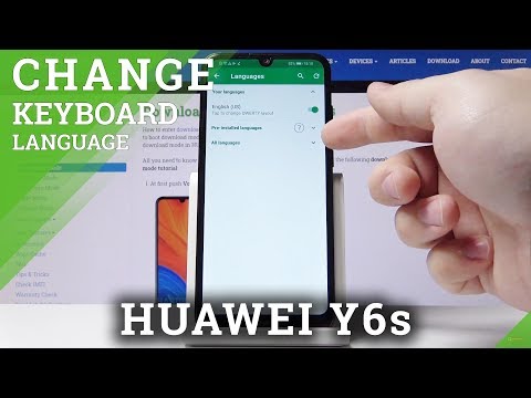 How to Change Keyboard Language in HUAWEI Y6s – Keyboard Settings