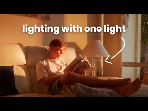 How to get Cinematic Footage with just ONE light