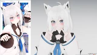 【PSO2NGS】アニマティカフェイス キャラクリレシピ 白上フブキさん