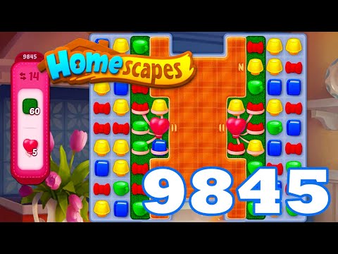 Homescapes Level 9845 HD 3 - match puzzle game | Gameplay Walkthrough | android | GameGo Game | IOS