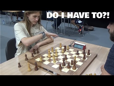 Don't need a queen to win | Szczotka Klara - GM Tomas Laurusas