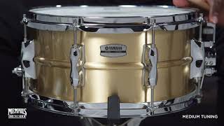 Video thumbnail for Yamaha 13x6.5 Recording Custom Brass Snare Drum (RRS1365) by Memphis Drum Shop