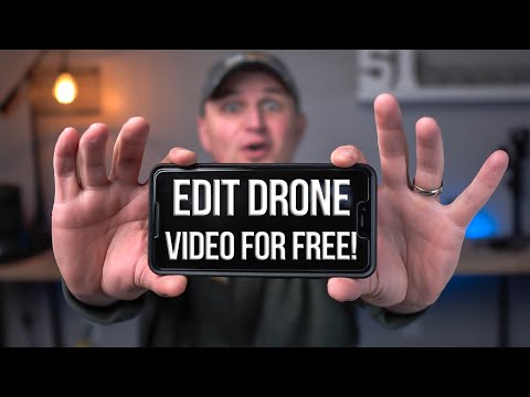 Editing Drone Footage for Beginners - The Free Way! (DJI Fly)
