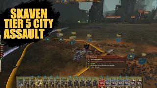 Always be the attacker. Tier 5 Skaven siege as Dwarfs