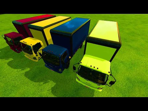 COLORED OUTLANDER HARD PARKOUR, Fliegl, Peterbilt... - Farming Simulator 22