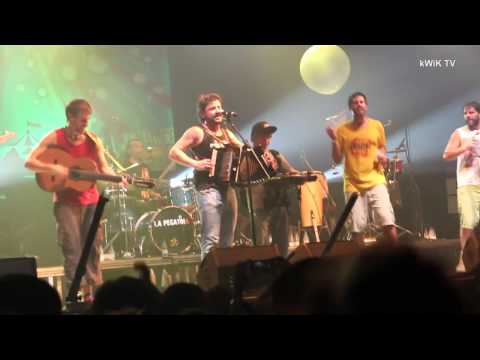 La Pegatina + Esne Beltza: Pasodoble, Gogoak, Nahi dut / Vull viure; Sala Razzmatazz BCN 19.10.2012