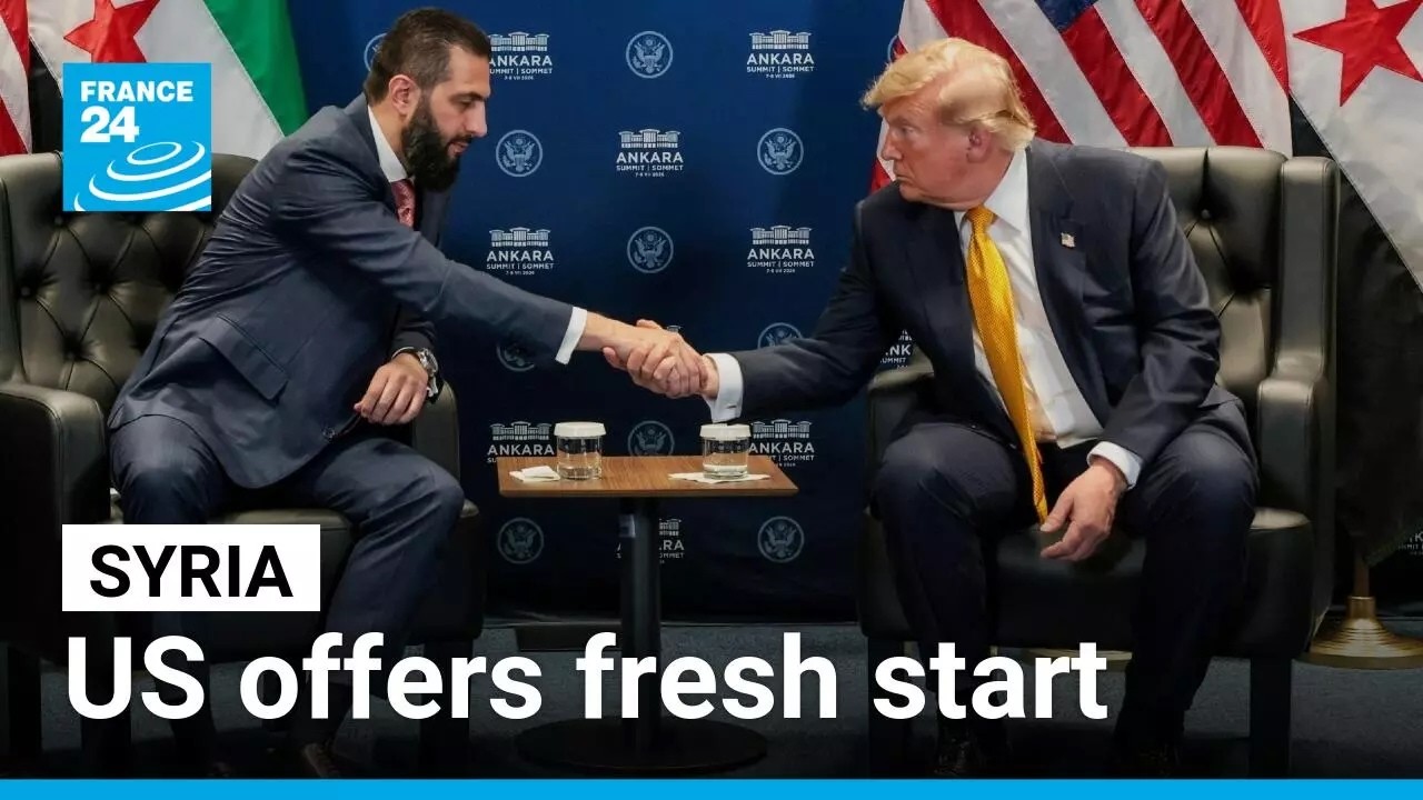 US removes Syria off its list of state sponsors of terrorism • FRANCE 24 English