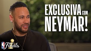 11 minutes of Neymar Jr talking about his love for the NBA! - Exclusive Interview