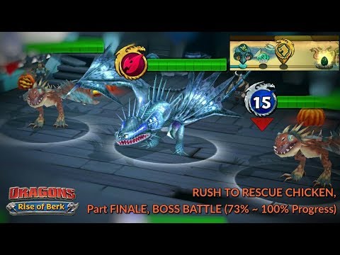 New Gauntlet Event: RUSH TO RESCUE CHICKEN, Part FINALE BOSS BATTLE | Dragons: Rise of Berk