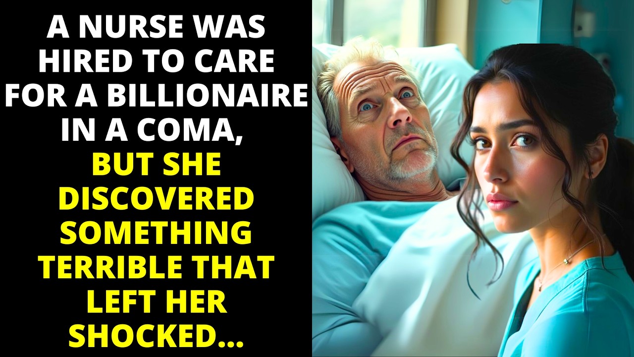 A NURSE WAS HIRED TO CARE FOR A BILLIONAIRE IN A COMA, BUT SHE DISCOVERED SOMETHING TERRIBLE…