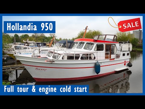Hollandia 950 steht zum Verkauf - Außen- und Innenansicht, Motor-Kaltstart [VERKAUFT]