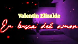 Valentín Elizalde &quot;En busca del amor&quot; (Video Liryc)