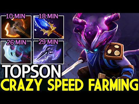 TOPSON [Riki] Crazy Speed Farming 10 Min Battle Fury Dota 2
