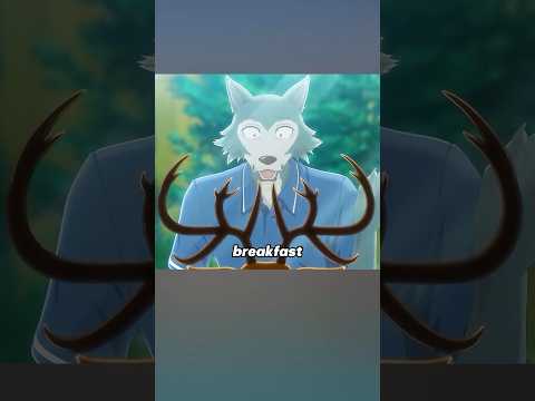 It seems that the wolf has fallen in love with the rabbit.#cartoon #anime