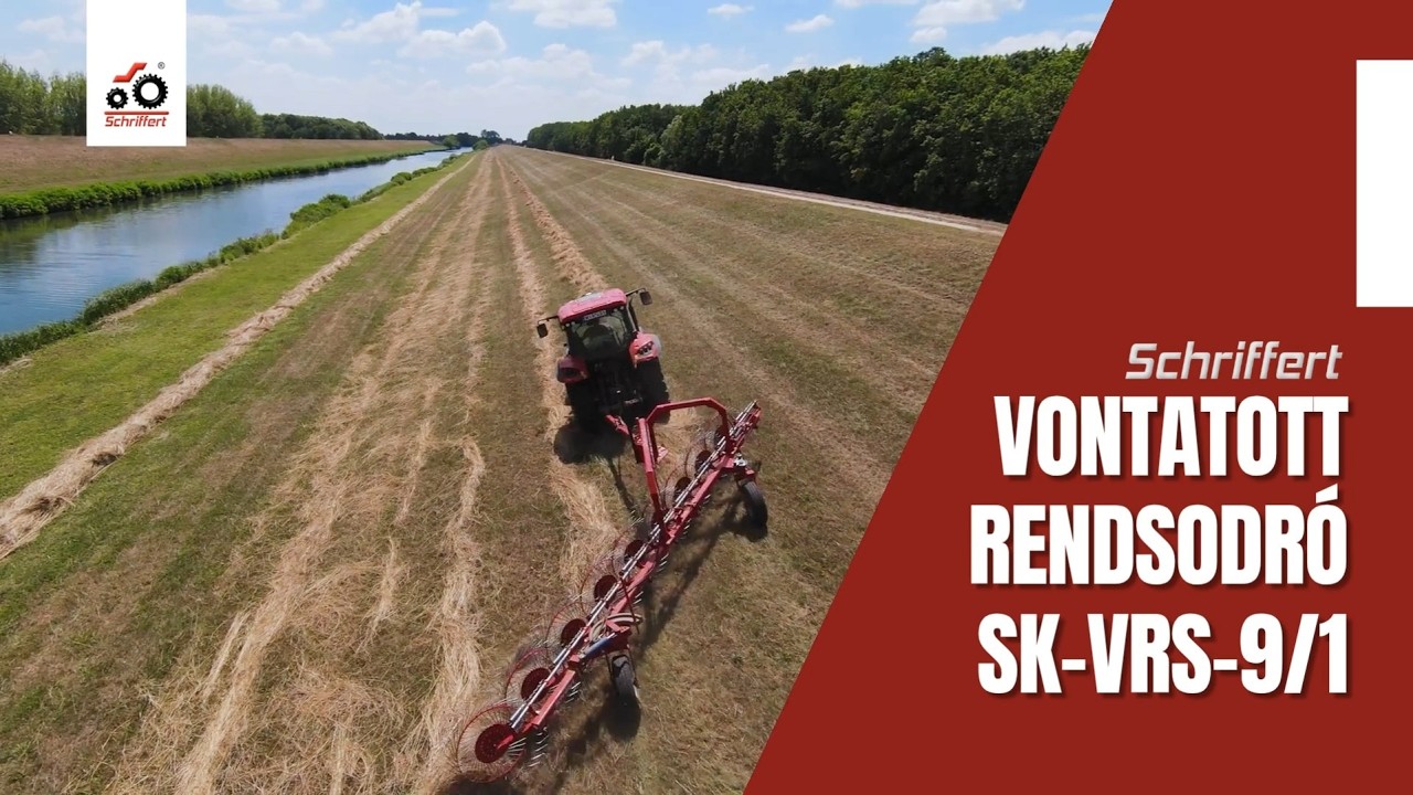 SCHRIFFERT vontatott 7 csillagkerekes rendsodró