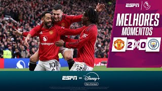 COM ATUAÇÃO DE GALA DE CASEMIRO E MATHEUS CUNHA, UNITED 'AMASSA' O CITY E VENCE PELA PREMIER LEAGUE