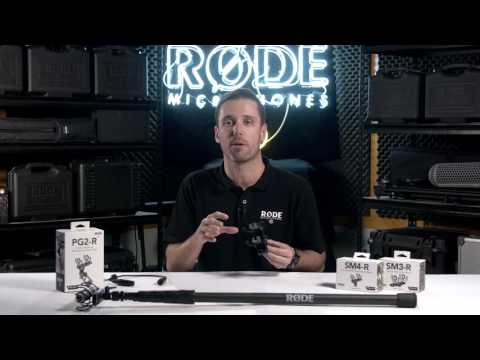 RDE SM4-R Boompole/Microphone Shockmount with Rycote Onboard