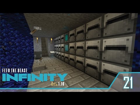 FTB Infinity Lite 1.10 - 21 - MOB FARM STORAGE SOLUTION
