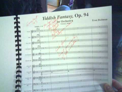 Yiddish Fantasy for Orchestra, Op.94 - Premiere