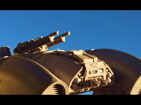 Legio Custodes Coronus Grav-carrier: Rules and Tactics Review (with size comparisons)