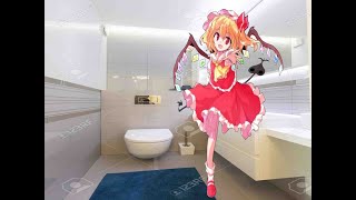 Cover art for touhou flandre toilet showcase (funny)