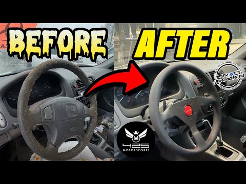 New Momo Steering Wheel For the EK Hatch! Biohazard Civic Ep. 21