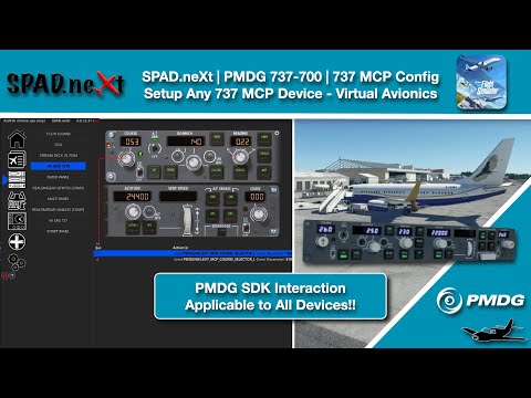 MSFS | SPAD.neXt | PMDG 737-700 | 737 MCP Config