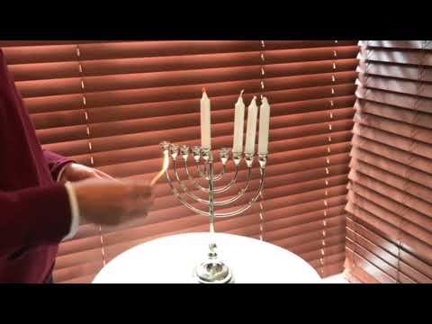 How to light the Menorah by Rabbi Kauffman